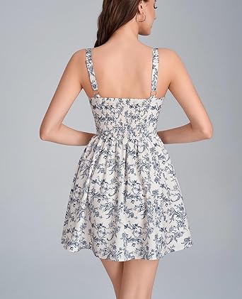 Women Corset Graduation Mini Dress Cute Flowy A Line Lace Short Party Dresses Sweetheart Neckline Vacation Sundress